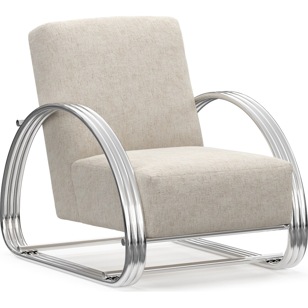 beal gray accent chair   