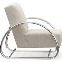 beal gray accent chair   