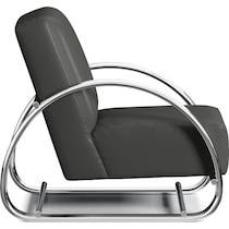 beal gray accent chair   