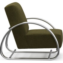 beal green accent chair   