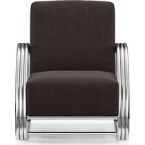 beal light brown accent chair   