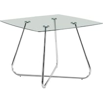 beatrix silver dining table   