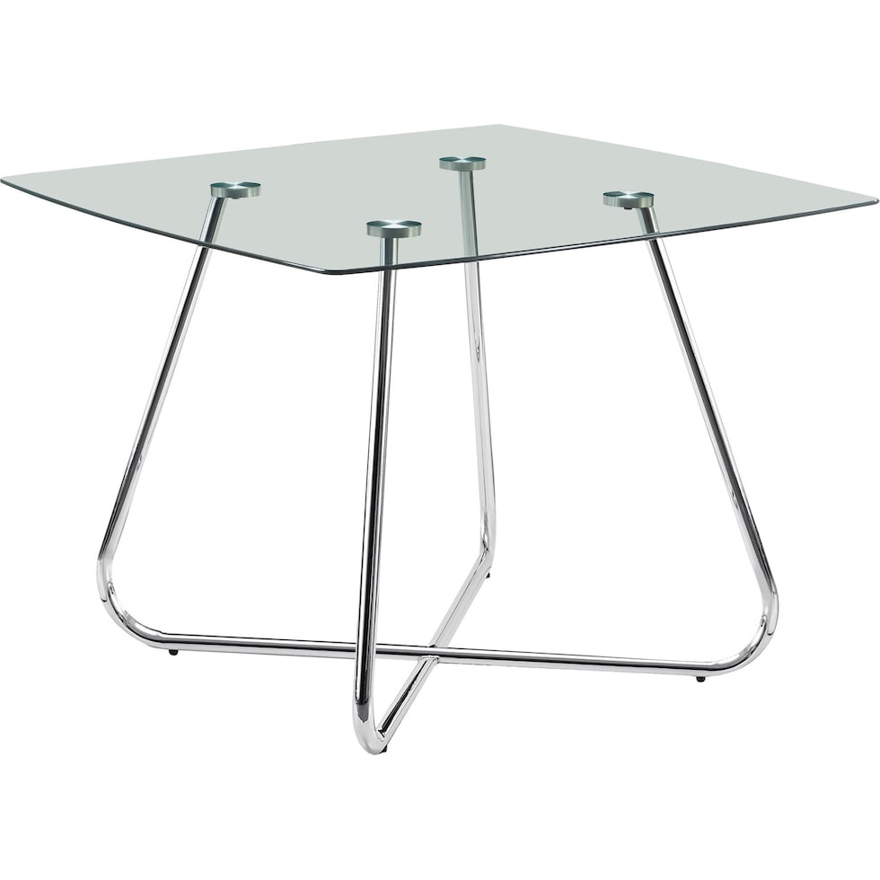 beatrix silver dining table   