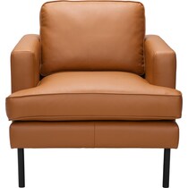 beau light brown accent chair   