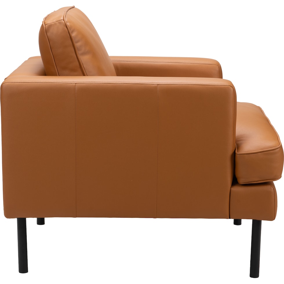 beau light brown accent chair   