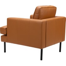 beau light brown accent chair   