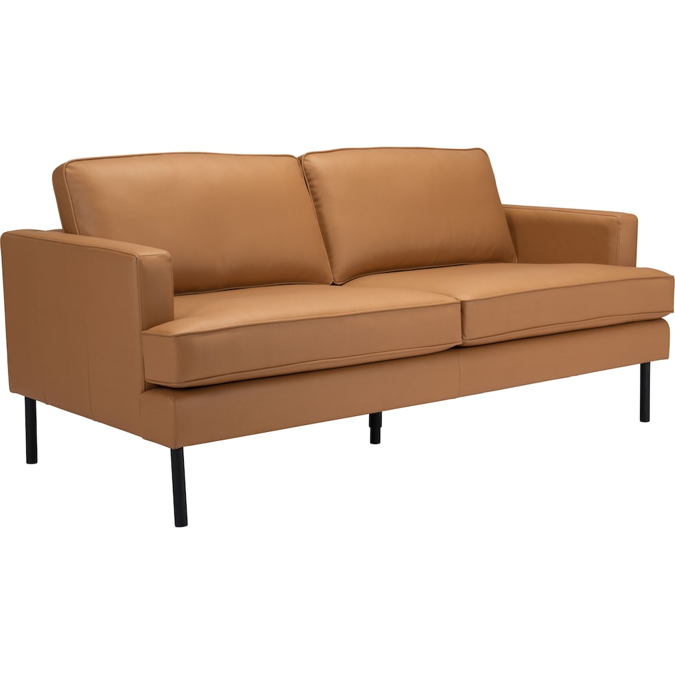 beau light brown sofa   