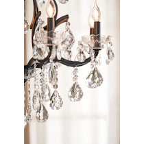 beauport gold chandelier   