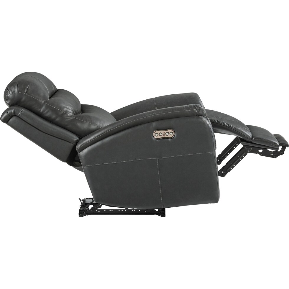 bebe gray power recliner   