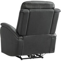 bebe gray power recliner   
