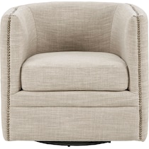 becc white accent chair   