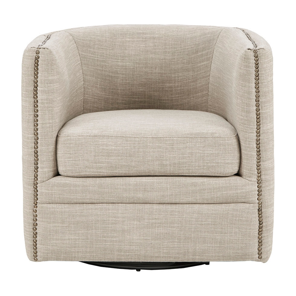 becc white accent chair   