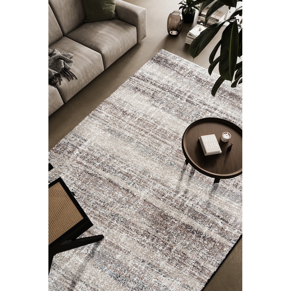 beck ivory brown area rug  x    