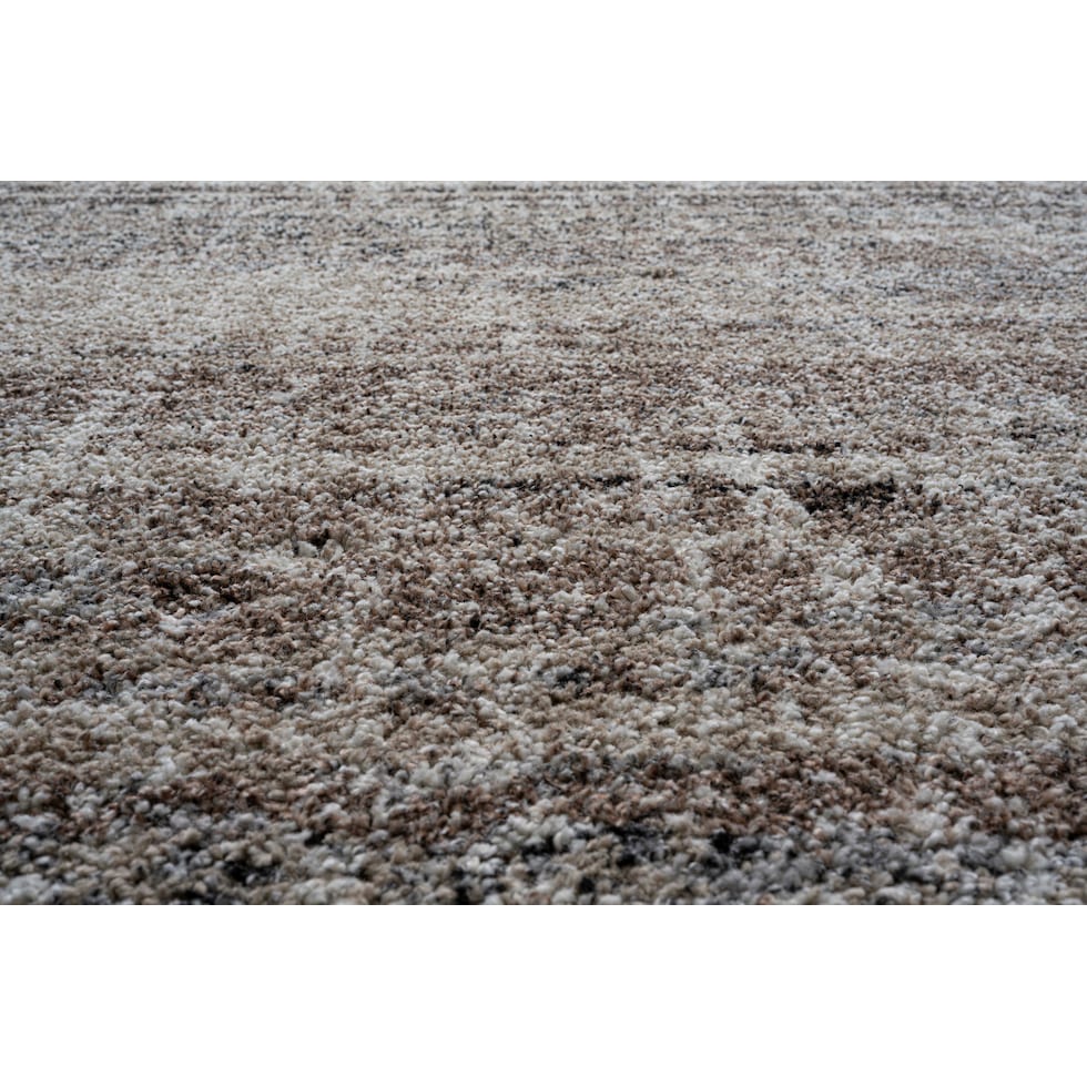 beck ivory brown area rug  x    