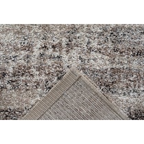 beck ivory brown area rug  x    