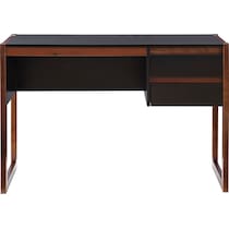 beckett black walnut desk   