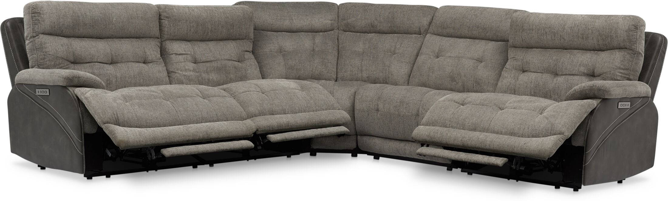 Betsy Furniture 2PC Bonded Leather Reclining Sofa Loveseat