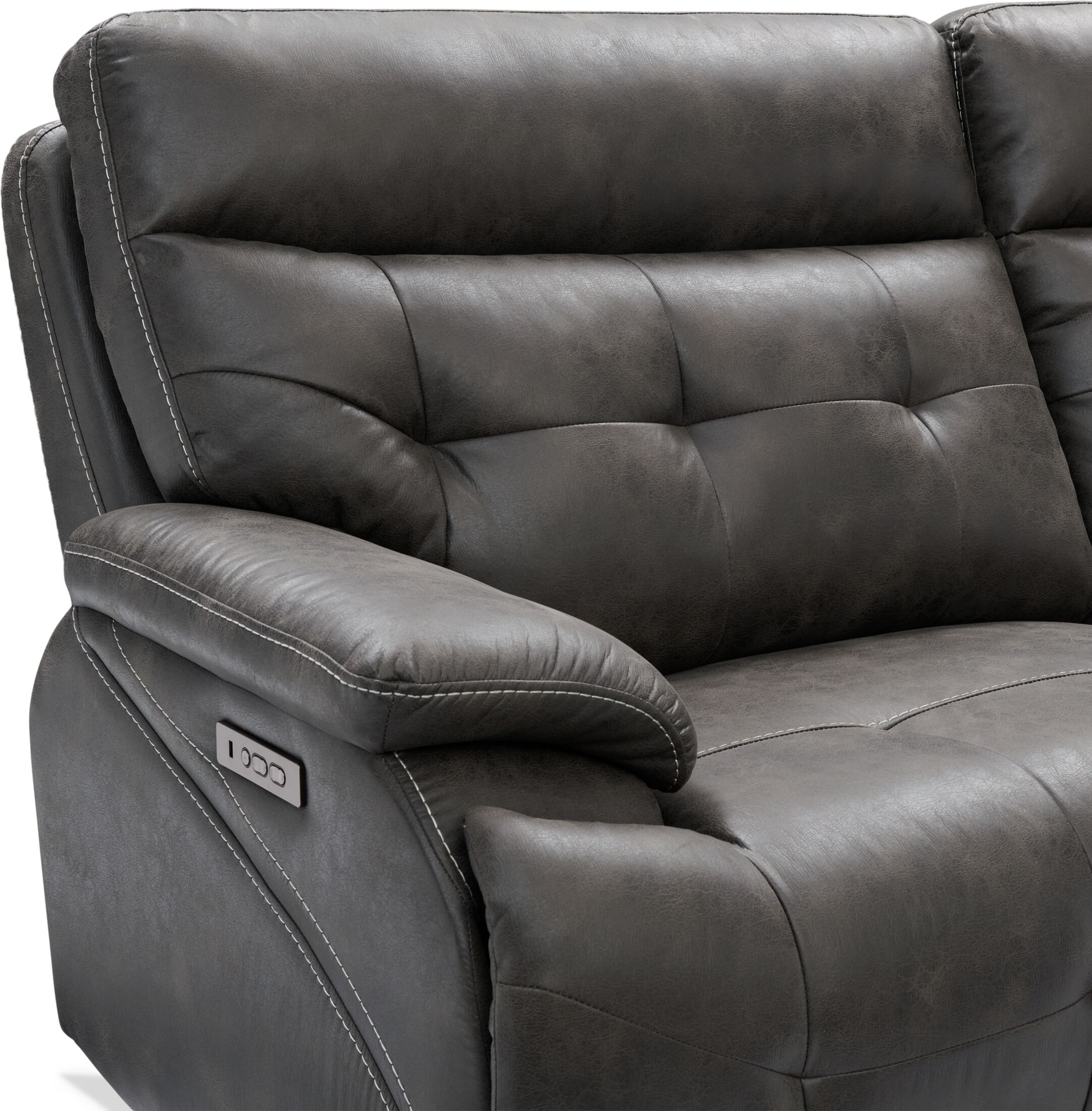 Beckett Dual-Power Reclining Sofa | American Signature Furniture