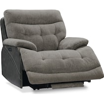 beckett gray recliner   