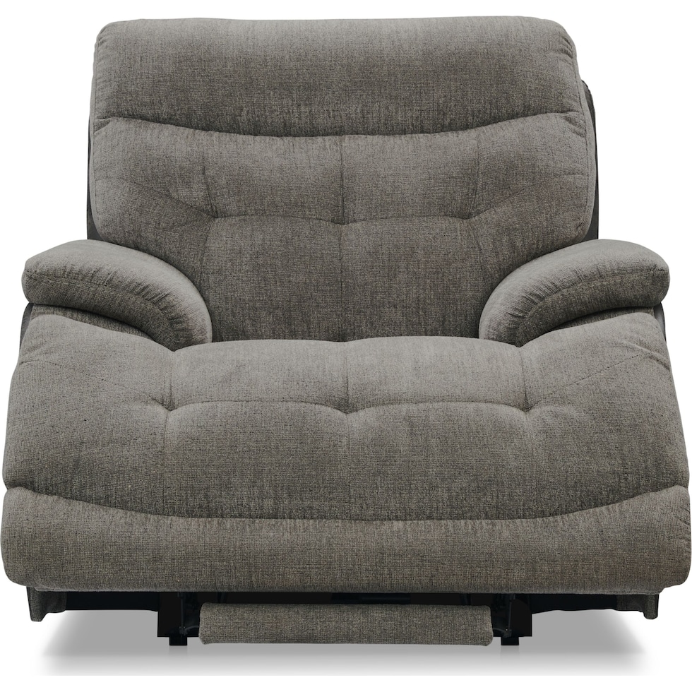 beckett gray recliner   