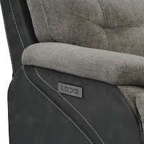 beckett gray recliner   