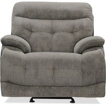 beckett gray recliner   