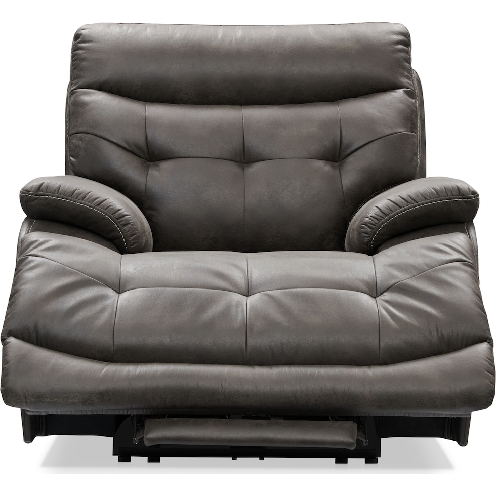 beckett gray recliner   