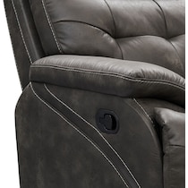 beckett gray recliner   