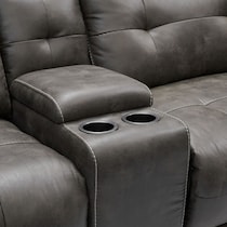 beckett gray sectional   