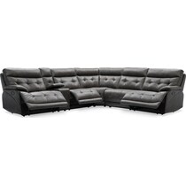 beckett gray sectional   