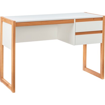 Beckett Desk - White/Natural