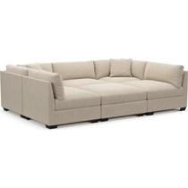 beckham basker antique sectional   