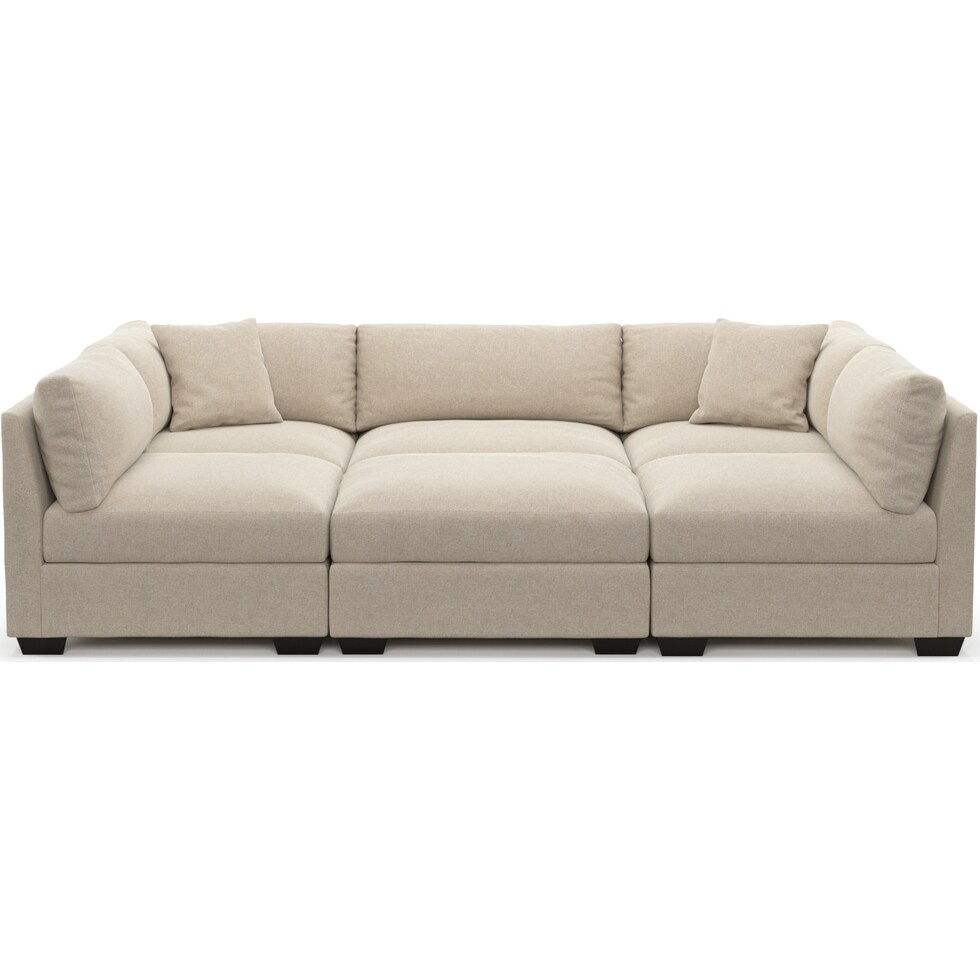 beckham basker antique sectional   