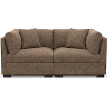 beckham dark brown sofa   