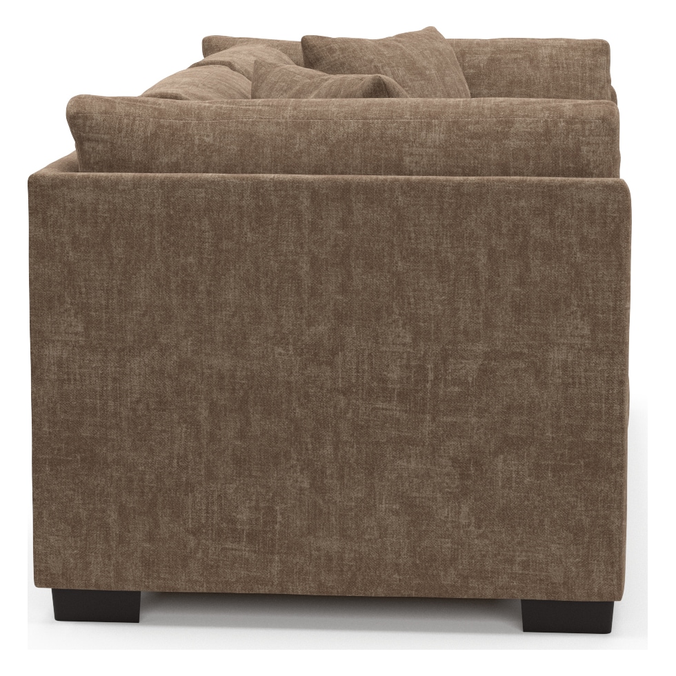 beckham dark brown sofa   