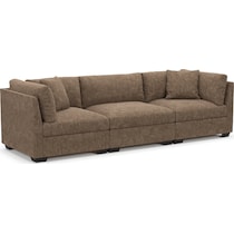 beckham dark brown sofa   