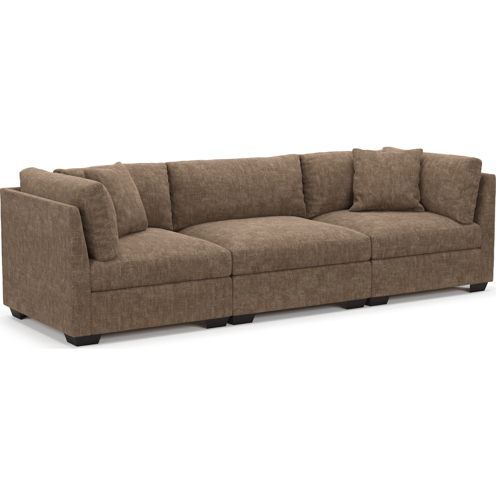 beckham dark brown sofa   