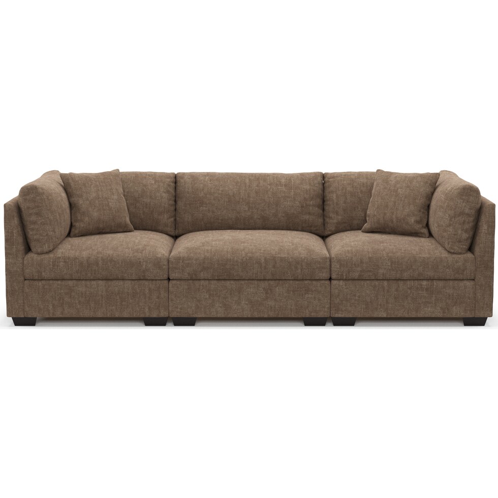 beckham dark brown sofa   