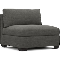 beckham gray armless chair   