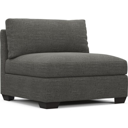 Beckham Foam Comfort Armless Chair - Curious Charcoal