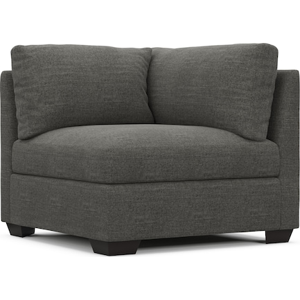Beckham Foam Comfort Corner Chair - Curious Charcoal