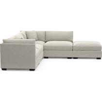 beckham gray sectional   