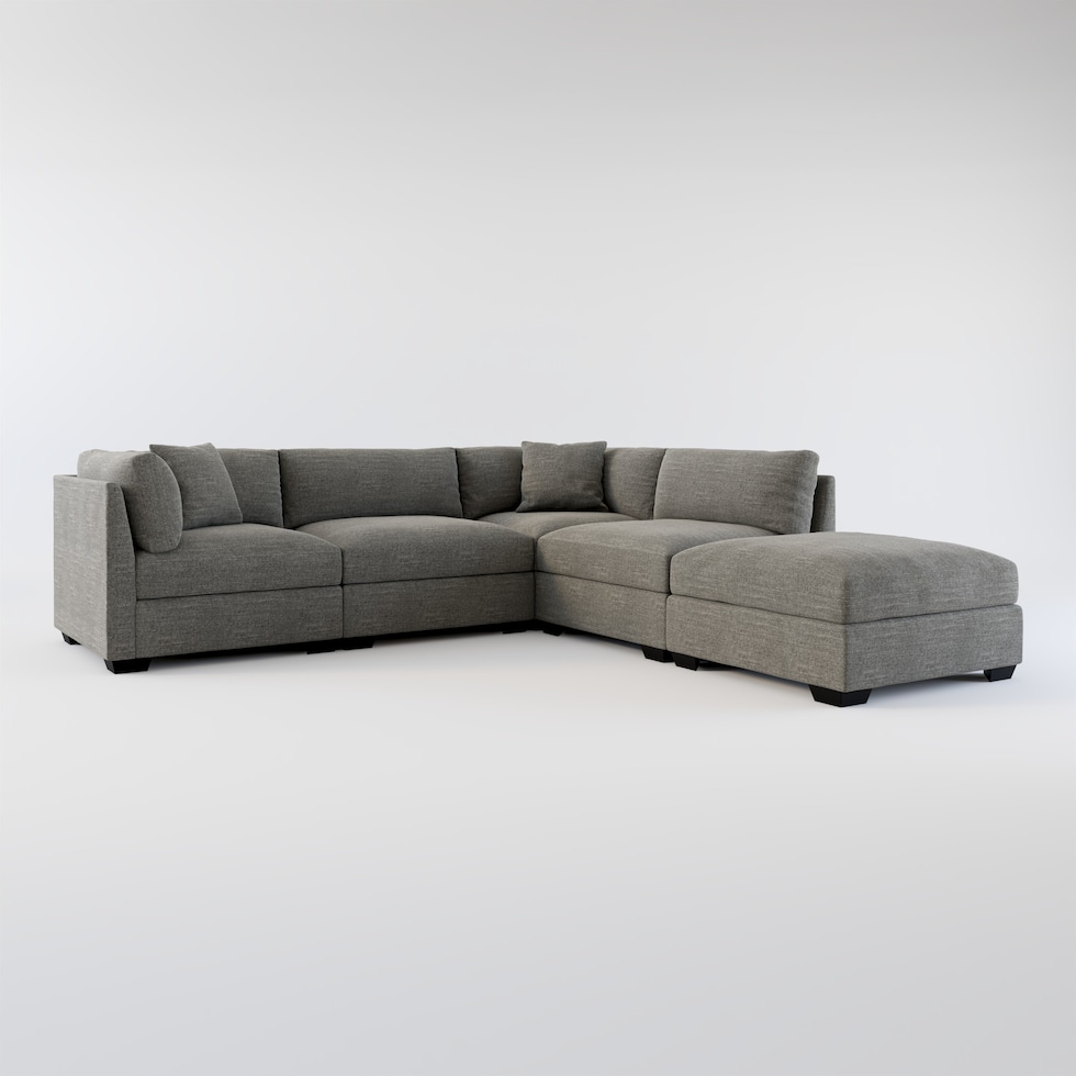 beckham gray sectional web   