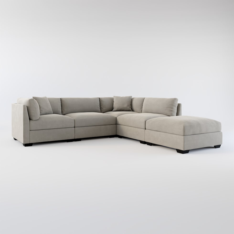 beckham gray sectional web   