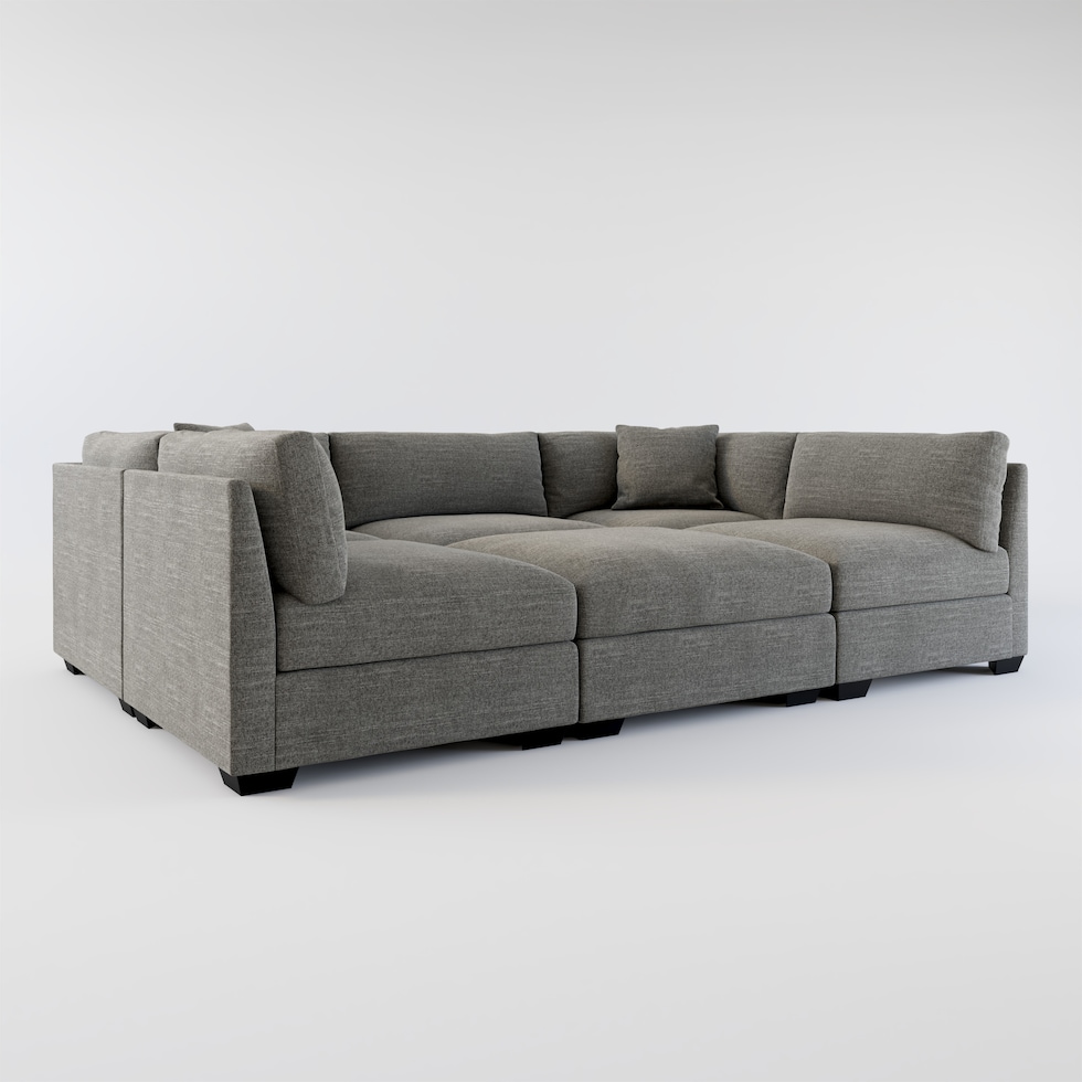 beckham gray sectional web   