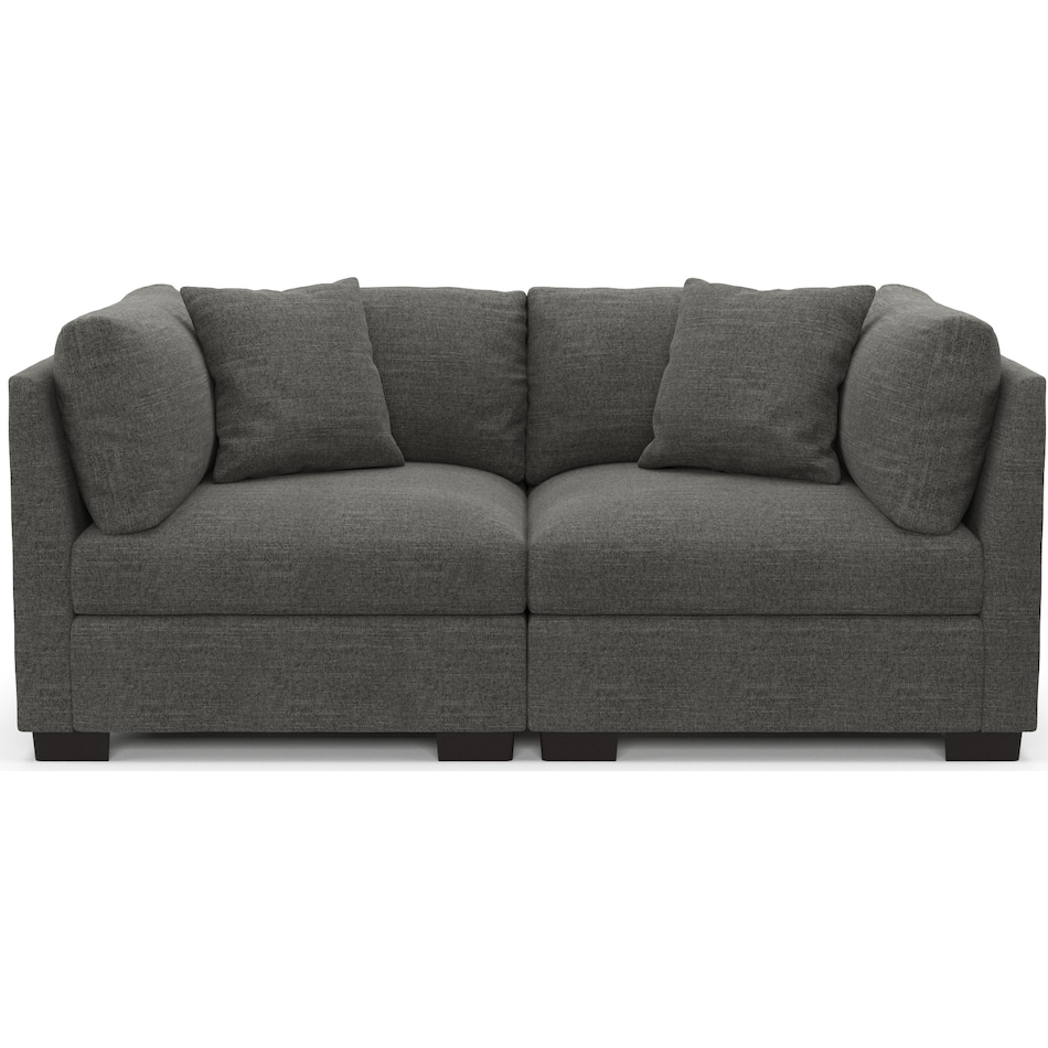 beckham gray sofa   