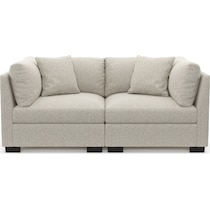 beckham gray sofa   