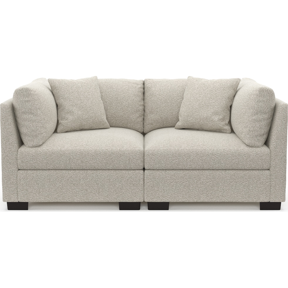 beckham gray sofa   