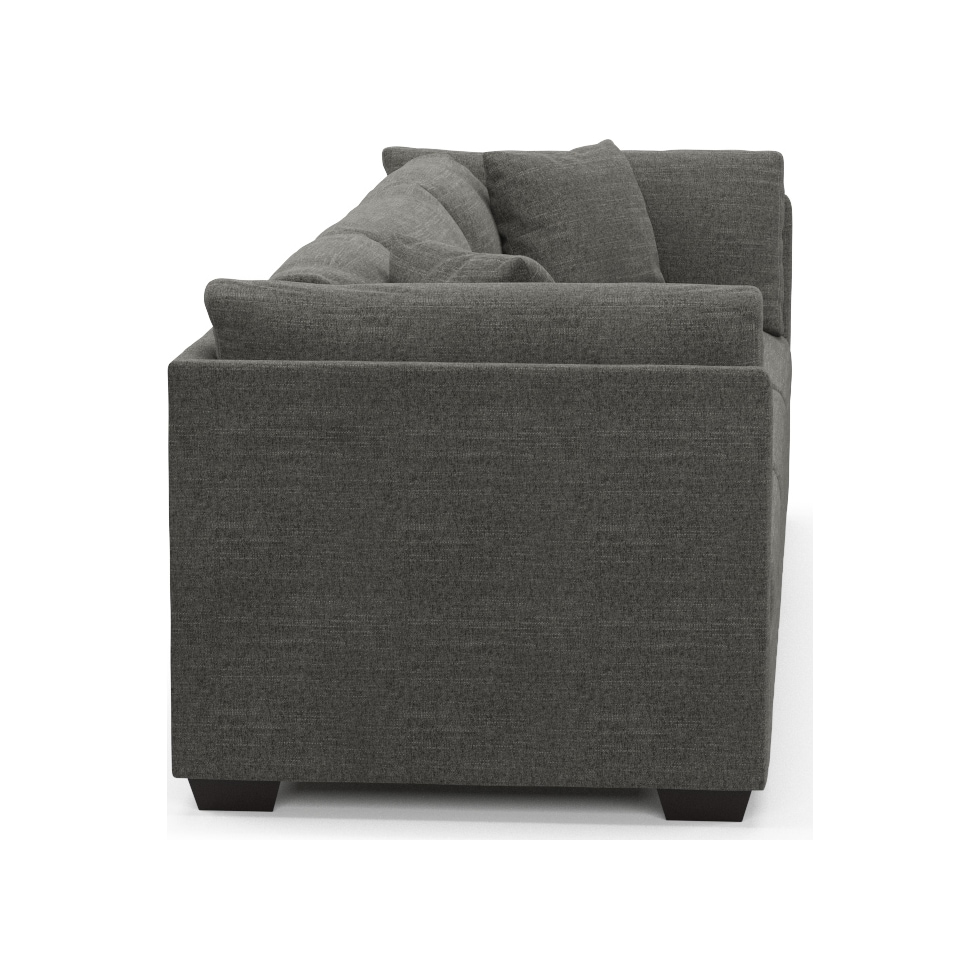 beckham gray sofa   