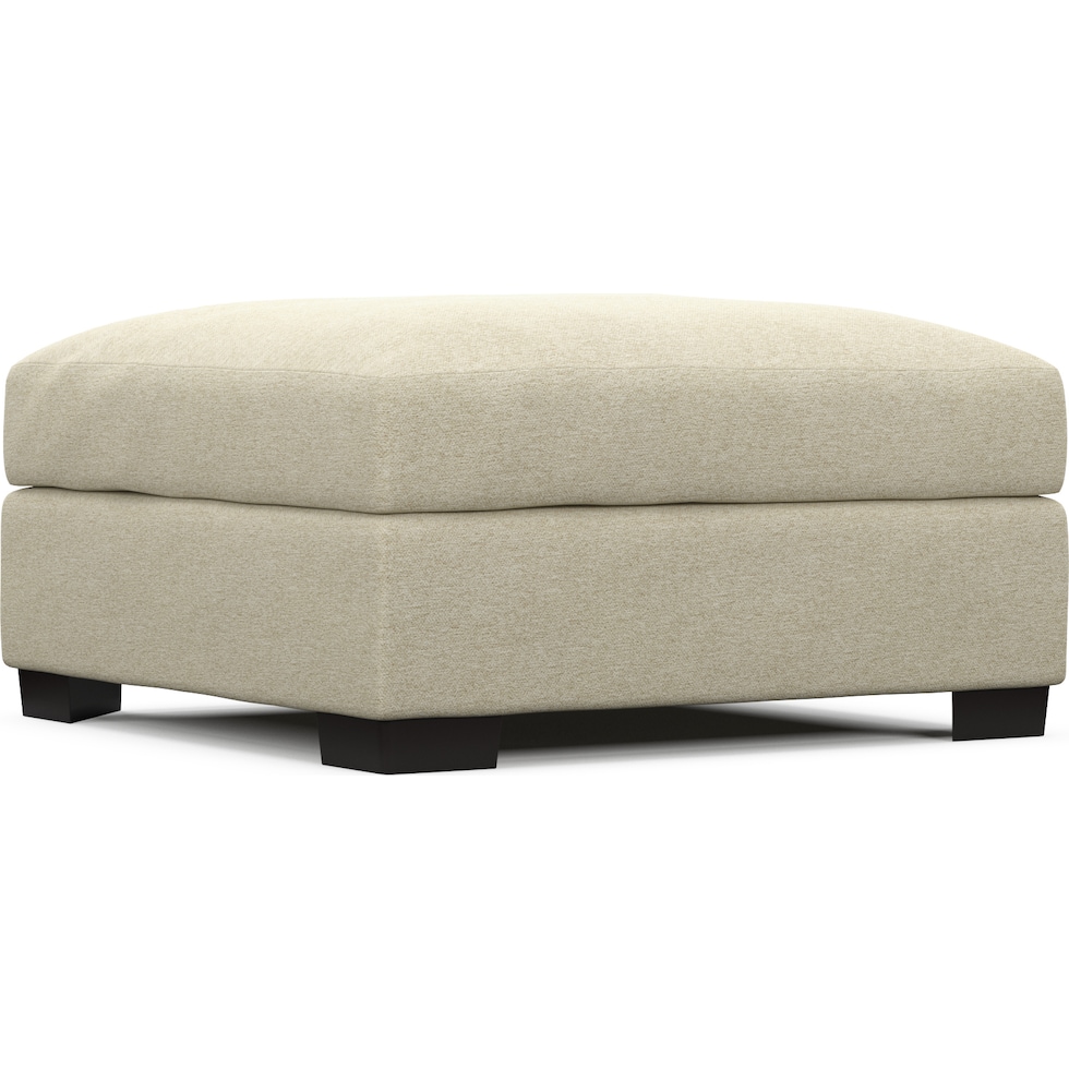 beckham light brown ottoman   